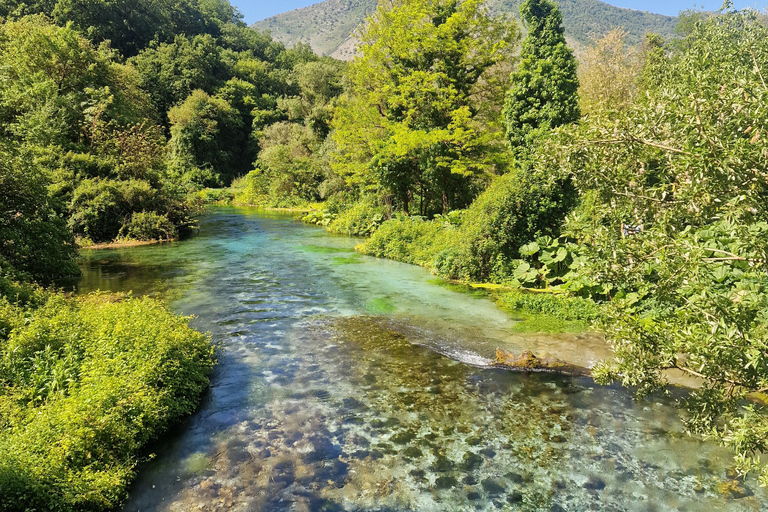Sarande: Blue Eye Kayak Walking tour & Lekuresi Castle NO KAYAK,Blue Eye Basic Visit – Transport & Free Time