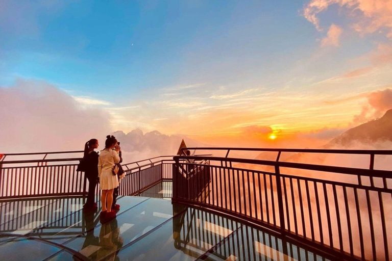 Hanoi: Sapa 3-Day Fansipan, Glassbridge, Cat Cat & Moana Half Day Glassbridge & Silver Waterfall From Sapa Town