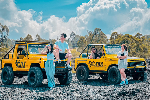 Bali: Sunset Mount Batur Jeep and Hot Spring All Inclusive Jeep Sunset & Hot Spring Meeting Point