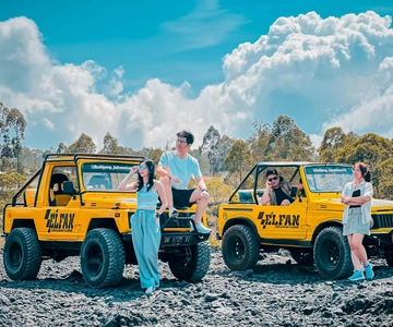 Bali: Sunset Mount Batur Jeep and Hot Spring All Inclusive