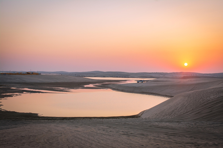 Safari na pustyni w Doha: walenie w wydmy, przejażdżka na wielbłądzie, morze śródlądoweSafari na pustyni w Doha: walenie w wydmy/przejażdżka na wielbłądzie/wizyta w morzu śródlądowym