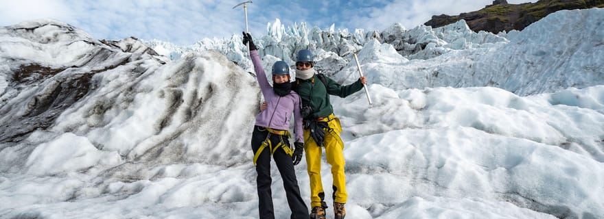 Skaftafell : Randonnée glaciaire en petit groupe sur le Vatnajökull (Facile)