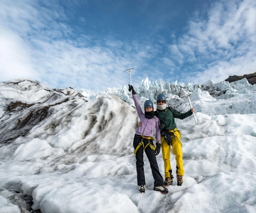 Skaftafell: Wycieczka na lodowiec Vatnajökull w małej grupie (łatwa)