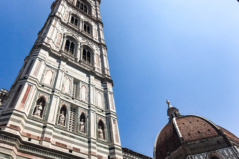 Florença: Entrada da catedral com cúpula/cúpula e torre do sinoIngressos com 2 guias de áudio baseados em aplicativos