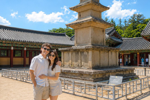 Gyeongju UNESCO Day Tour from Busan | Bulguksa & Seokguram Gyeongju:Seokguram Grotto Tour–Seomyeon Subway Stn. Exit 12