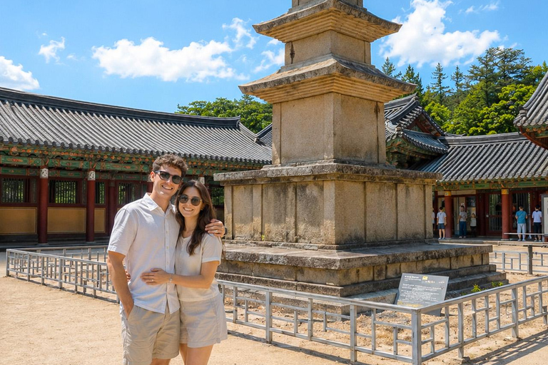 Gyeongju UNESCO Day Tour from Busan | Bulguksa & Seokguram Gyeongju:Seokguram Grotto Tour–Seomyeon Subway Stn. Exit 12