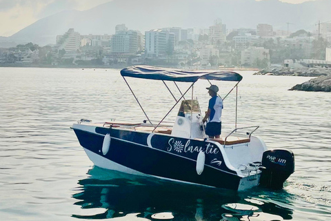 ماربيا: تأجير قوارب بدون ترخيص لمشاهدة الدلافينإيجار لمدة 30 دقيقة