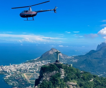 Rio de Janeiro : Vol en hélicoptère du Christ Rédempteur 30 min