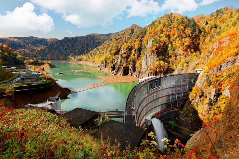 From Sapporo: Hoheikyo Dam, Jozankei & Lake Shikotsu Tour Shared Tour, Meet at Sapporo Station