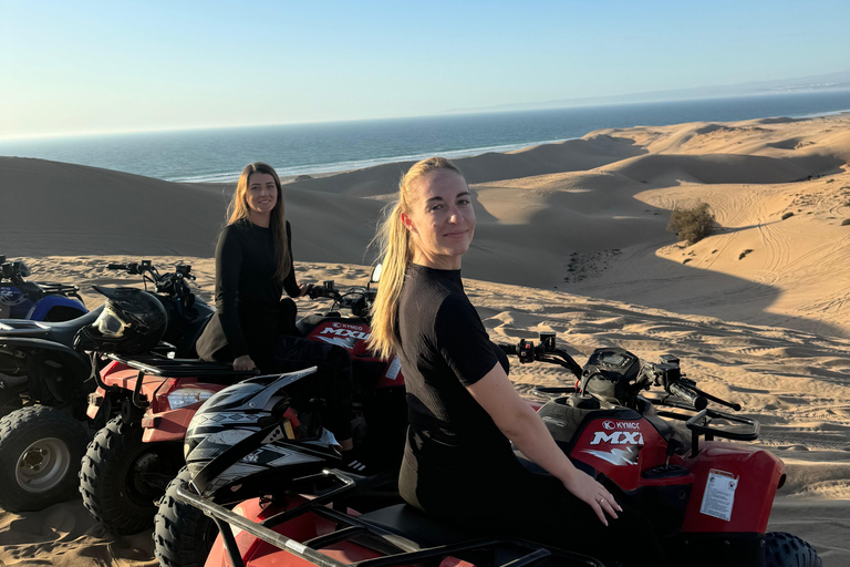 Agadir: Excursión en quad al atardecer por las dunas y la playa