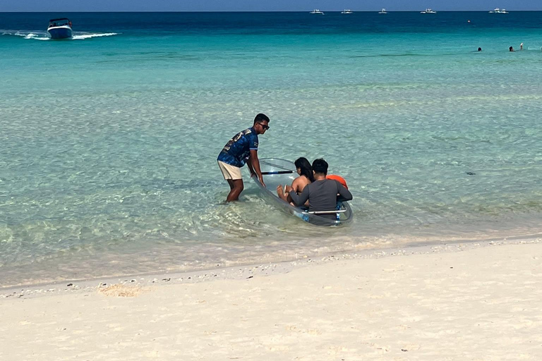 Boracay Parasailing Experience with Crystal Kayak Photo Op