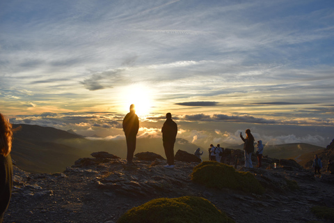 Tramonto in Sierra Nevada a 2.500 metri di altitudine