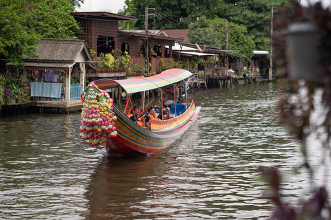 Bangkok: Big Buddha & Canal Longtail Boat Sightseeing Tour Join In Day Tour
