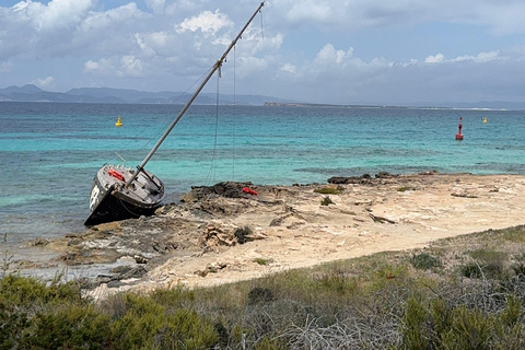 Ibiza: Formentera Boat Trip with Food, Drinks, & Bike Tour All- Inclusive Boat&Bike Tour in Formentera I Origin Edition