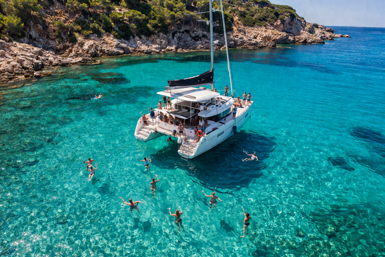 Rhodes: Premium All Inclusive Sunset Catamaran Experience