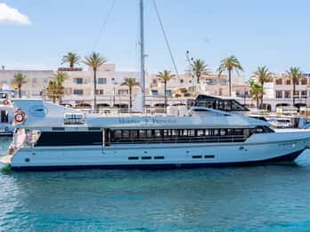 Von Sant Antoni: Hin- und Rückfahrt mit dem Boot nach Formentera