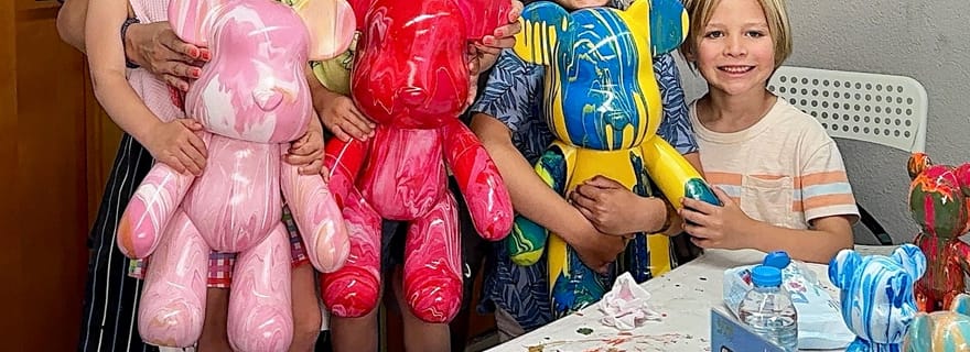 Alicante : atelier de peinture fluide – créez votre propre œuvre d'art