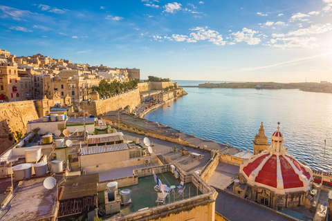 Visita guiada particular a Valletta em inglês, francês ou italianoPonto de encontro: Hotel Castille