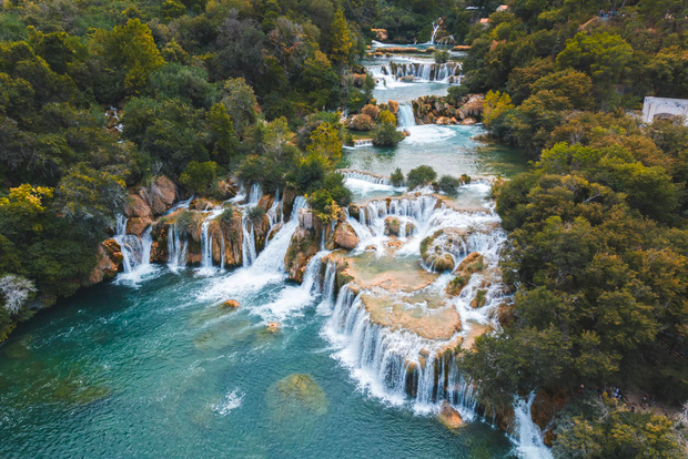 Gita privata di mezza giornata: Cascate di Spalato-Krka-Fortezza di Klis