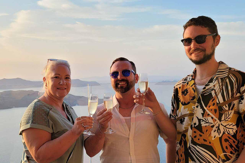 Santorini: tour de vino de medio díaTour vespertino privado