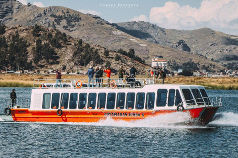 From Puno: Uros & Taquile Catamaran Tour with Traditional Dances From Puno: Uros & Taquile catamaran tour with traditional dances