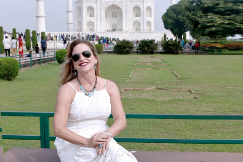 Ab Delhi: Taj Mahal Tour mit Agra Fort & Fatehpur SikriVon Delhi - Auto mit Fahrer, Reiseführer, Eintritt und Mittagessen