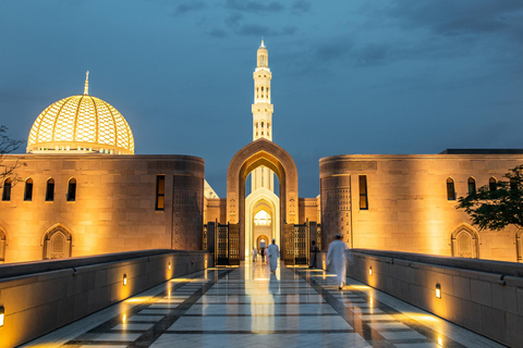 Tour della città di Muscat di notteSalone 1-3 passeggeri