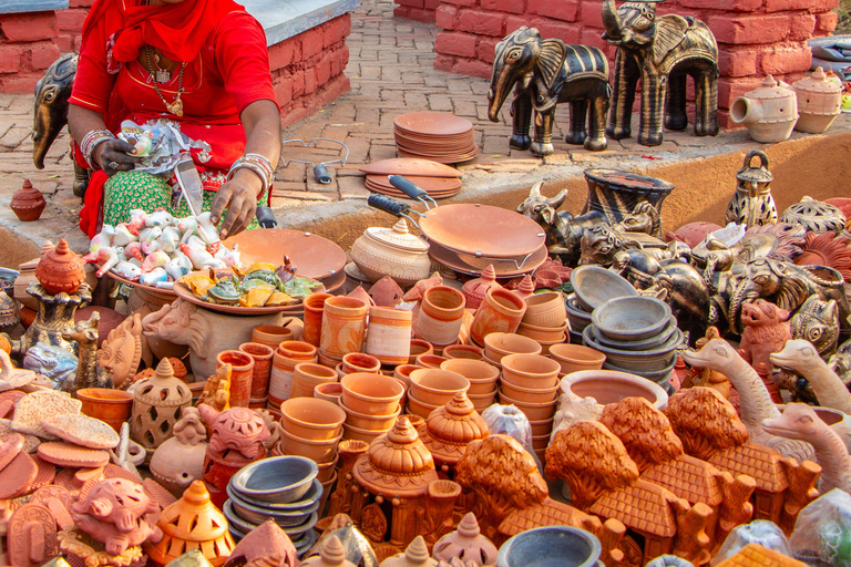 Jaipur: Shopping Tour with Blue Poetry Art By Female Guide Local Expert Female Guide Only
