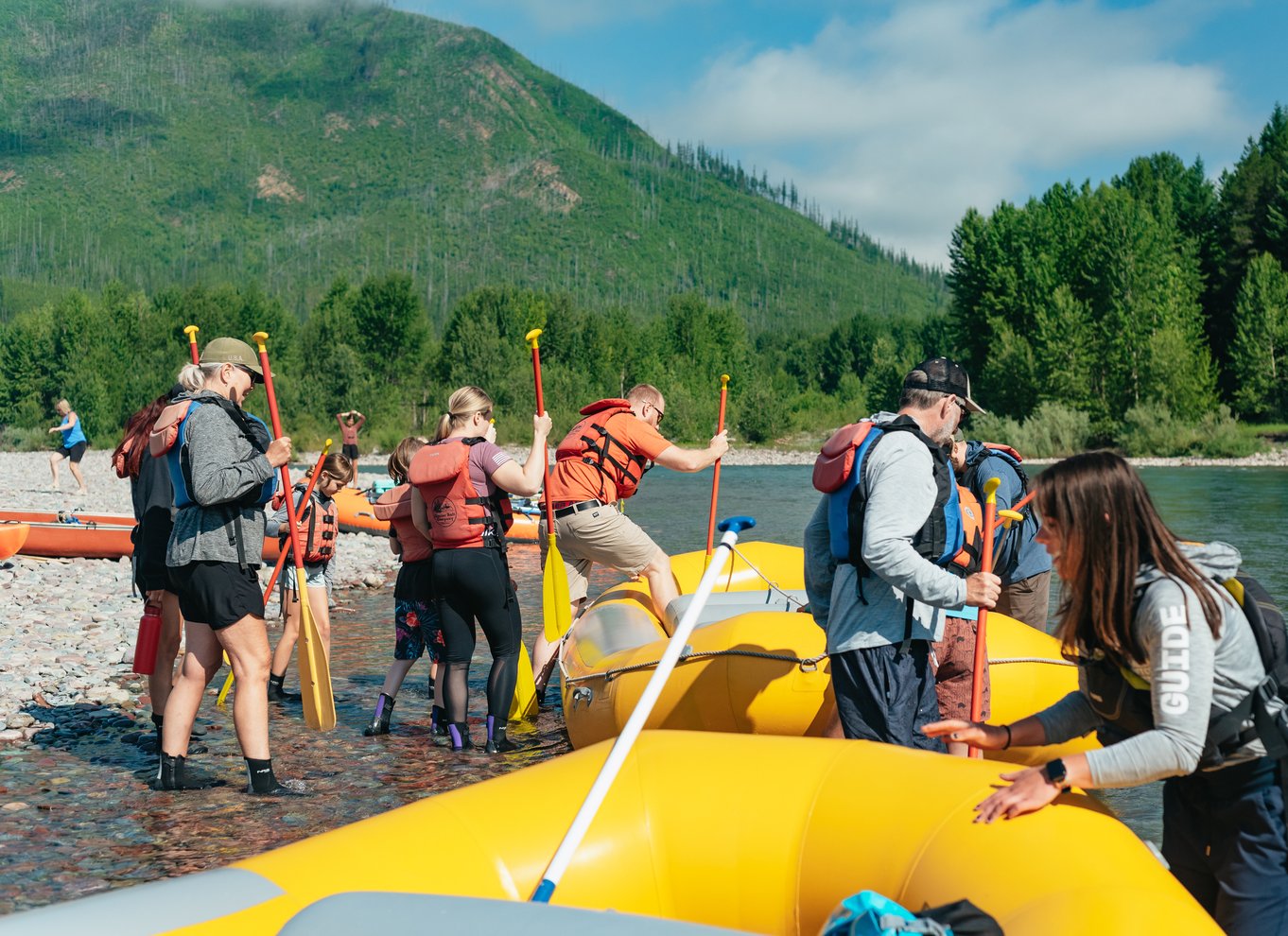 West Glacier: Naturskøn rafting i Glacier National Park