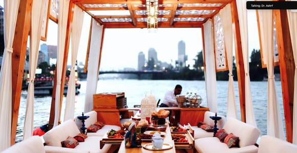 Cairo: Private Felucca Ride with Dinner and Drinks