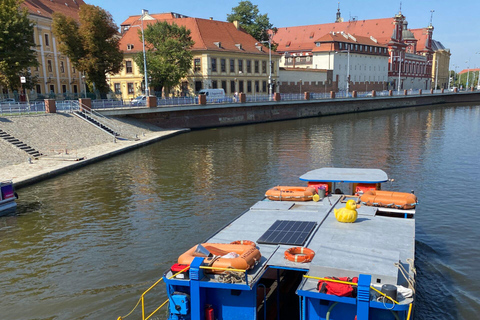 Oder river cruise and walking tour of Wroclaw Tour in Portuguese, French, Italian