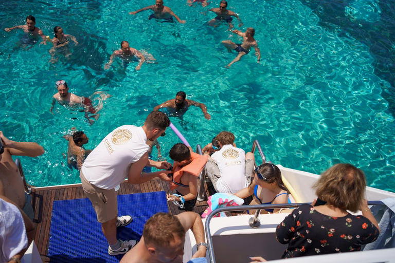 Paphos: Blue Lagoon halve dag boottocht met hoteltransfer