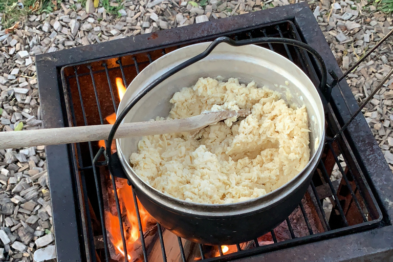 Guided llamawalk with a traditional, homemade cheesefondue
