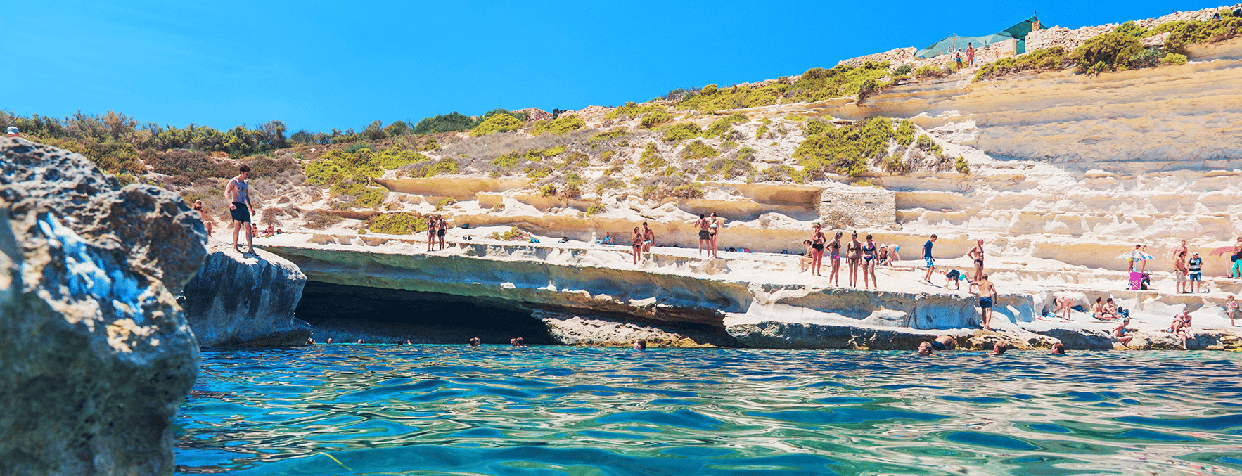 Marsaxlokk: St. Peter's Pool mit Wassertaxi