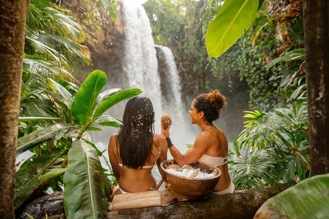 SPA-dag in de natuur, welzijnsrituelen