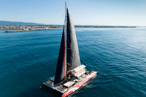 Cambrils: Catamaran Cruise with Swim Stop & Open Bar Seat & Open bar