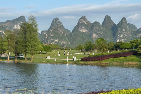 Guilin: Guihai Qinglan and Gudong Waterfall Private Day Trip Guilin: Guihai Qinglan and Gudong Waterfall with Tour Guide