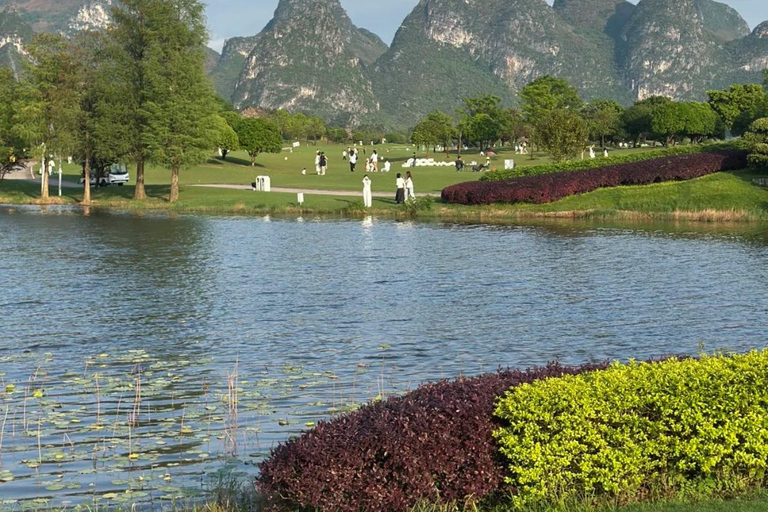 Guilin: Guihai Qinglan and Gudong Waterfall Private Day Trip Guilin: Guihai Qinglan and Gudong Waterfall with Tour Guide