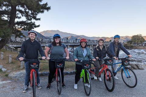 Kyoto: Nachmittags Bambuswald und Affenpark Fahrradtour