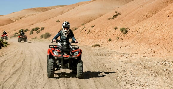 Expérience en Quad à Marrakech : Désert et Palmeraie