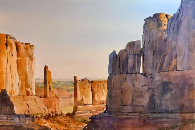 Moab: 5-Day Plein Air Watercolor Workshop with Carol Newsom