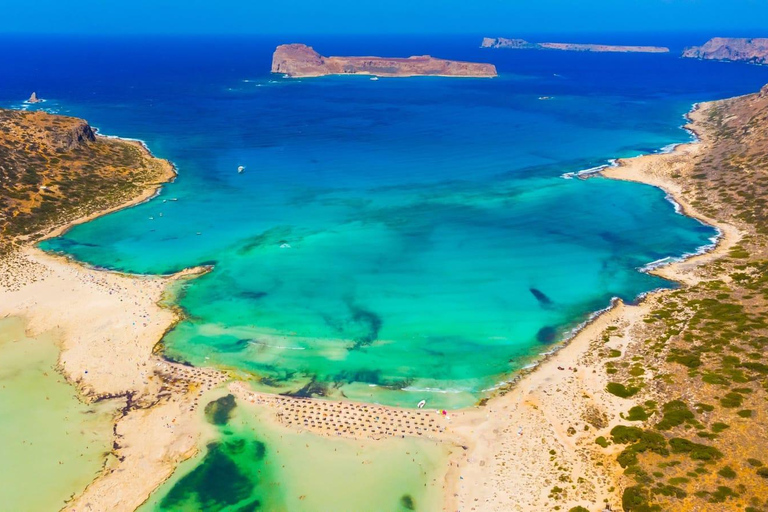From Chania: Balos Beach & Gramvousa Cruise (Boat +Transfer)