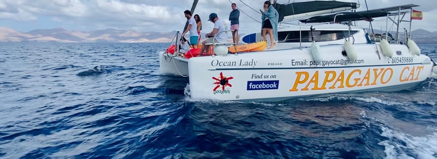 Catamaran privé de luxe de 4 heures vers les plages de Papagayo