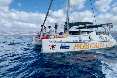 4 Stunden gemeinsames Segeln zu den Stränden von Papagayo (max. 12 Personen)Gemeinsames Segeln