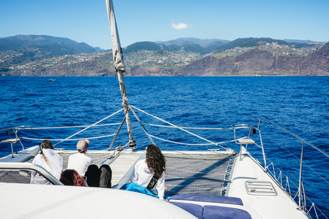 Funchal: Dolfijnen en walvissen kijken per luxe catamaranDolfijn- en walvissafari Luxe Catamaran