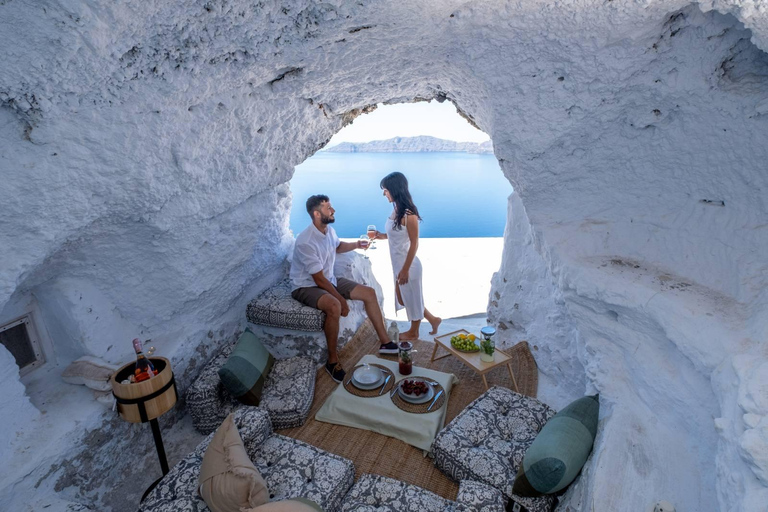 Santorin : randonnée dans la caldeira et dînerSantorin : Randonnée dans la caldeira et dîner