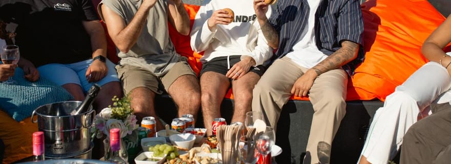 BBQ à bord de la croisière Haarlem