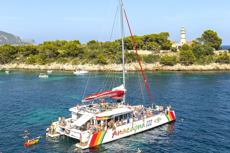 Port d'Alcudia: North Coast Catamaran Cruise with Meal Catamaran Cruise with Lunch