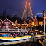 Göteborg: Tour natalizio di Paddan a Liseberg con vin brulè