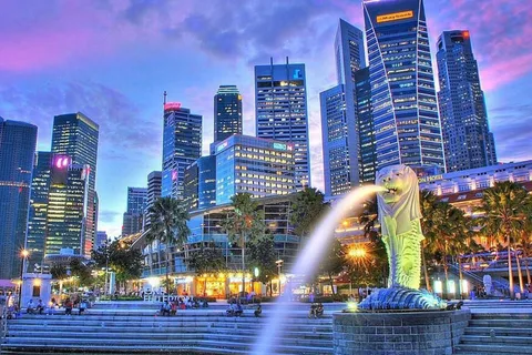 Singapura: Cruzeiro guiado pelo rio ao pôr do sol e espectáculos de luz